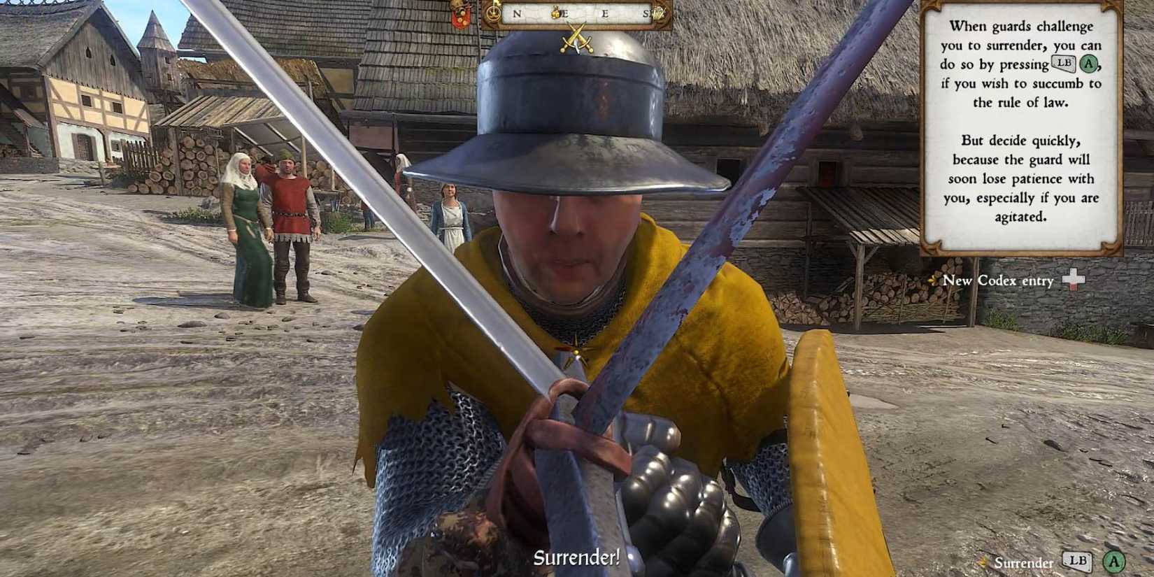 A player engaging an enemy in a duel in Kingdom Come Deliverance