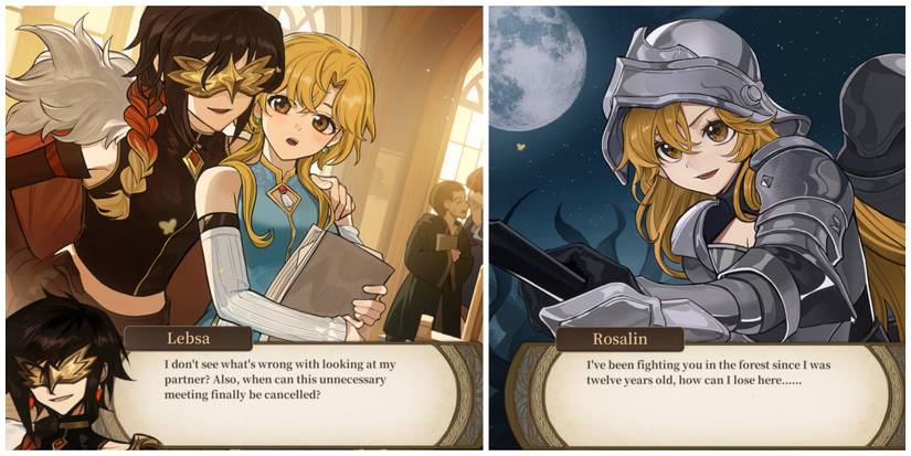 Knight and Lebsa Romantic Ending in Volcano Princess