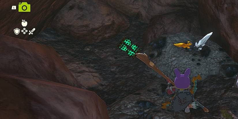 Legend of Zelda Tears of the Kingdom - Finding A Diamond From An Ore Deposit