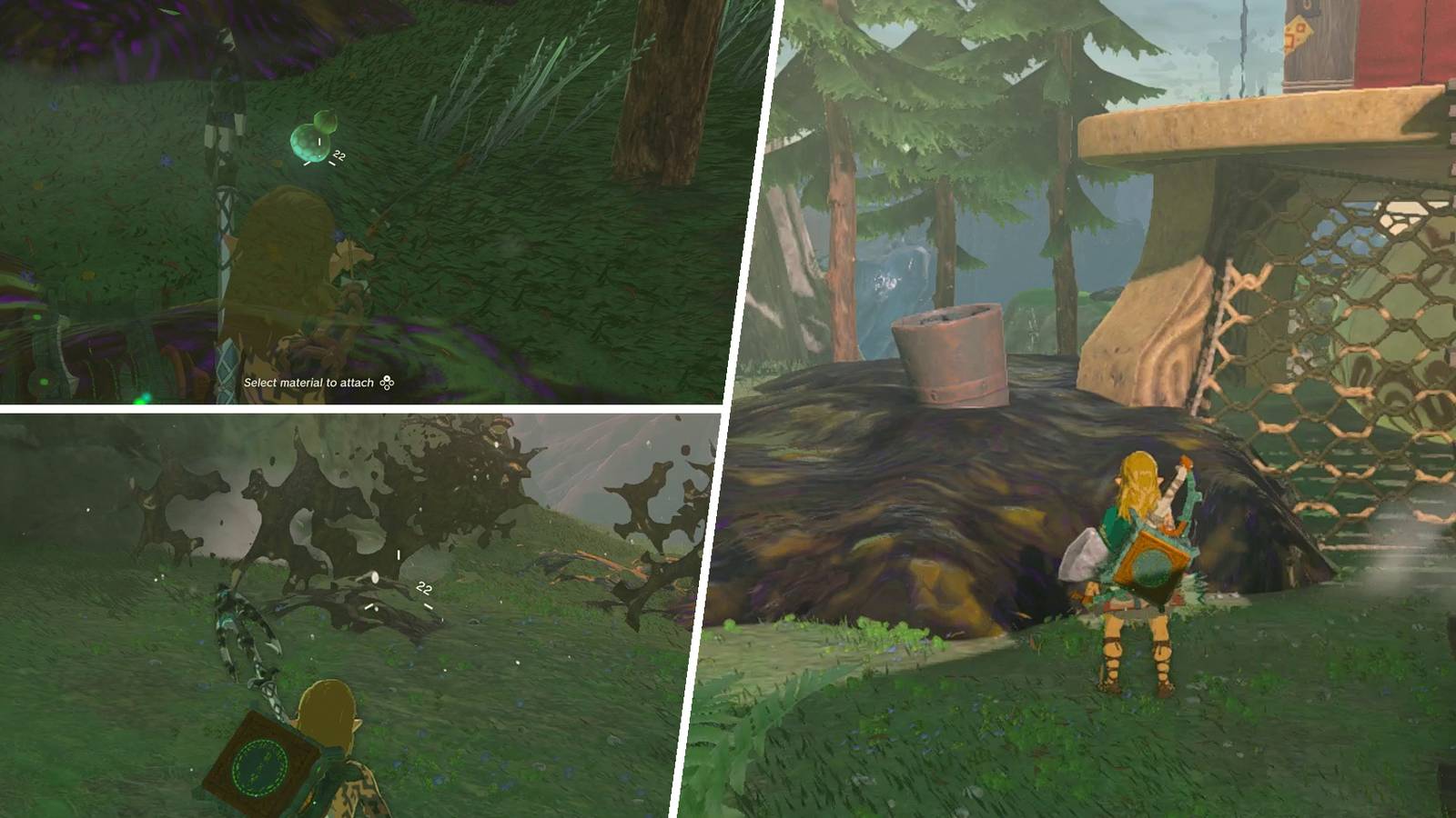 Zelda: Tears of the Kingdom - How to Clean Up Brown & Purple Goo