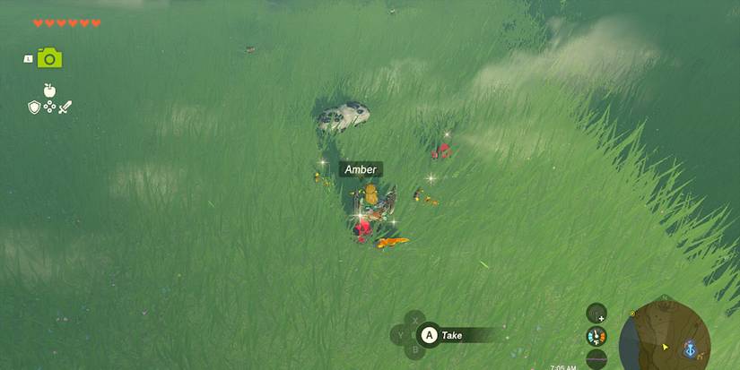 Legend of Zelda Tears of the Kingdom - Remains Of Rewards After Beating A Stone Talus