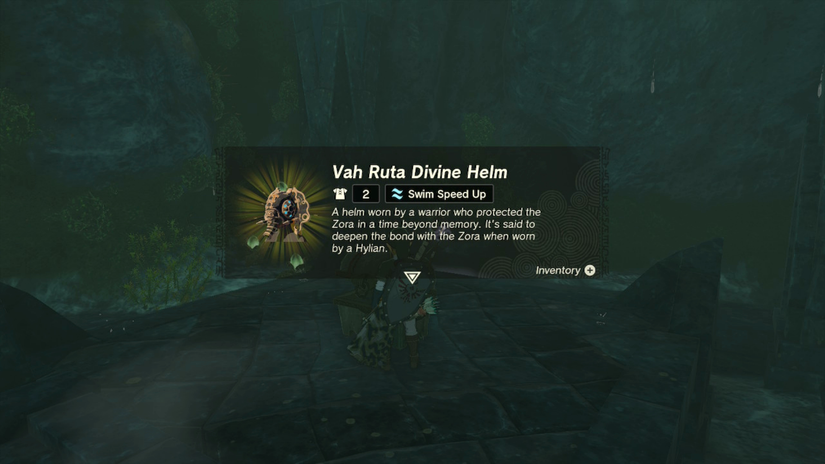zelda tears of the kingdom vah ruta divine helm
