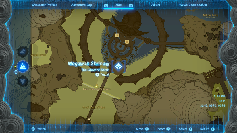 zelda tears of the kingdom vah ruta divine helm mogawak shrine