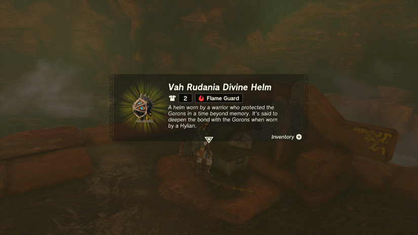 zelda tears of the kingdom vah rudania divine helm 
