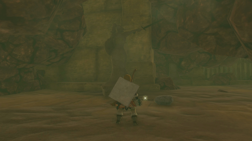 zelda tears of the kingdom west gerudo underground ruins statue