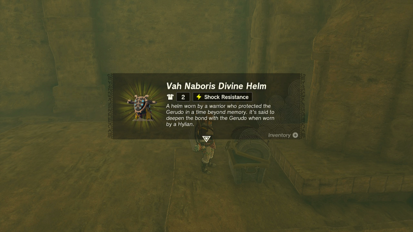 zelda tears of the kingdom vah naboris divine helm 