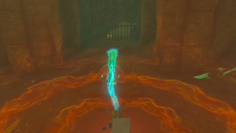zelda tears of the kingdom west gerudo underground ruins lever