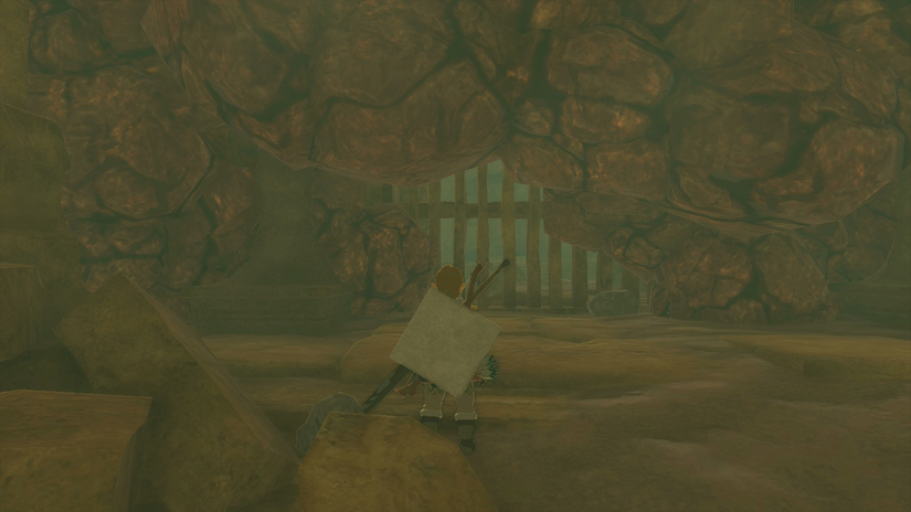 zelda tears of the kingdom west gerudo underground ruins grate wall door