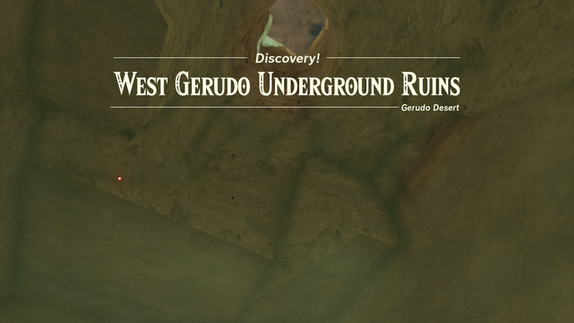 zelda tears of the kingdom west gerudo underground ruins