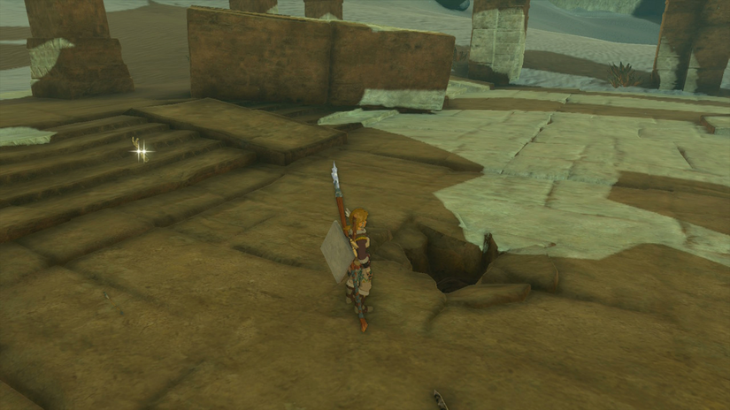 zelda tears of the kingdom west gerudo underground ruins entrance