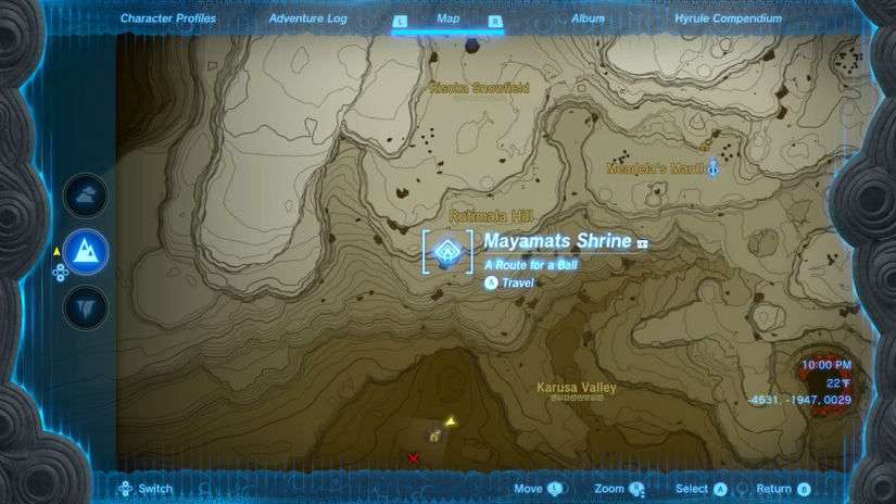 zelda tears of the kingdom vah naboris divine helm location mayamats shrine