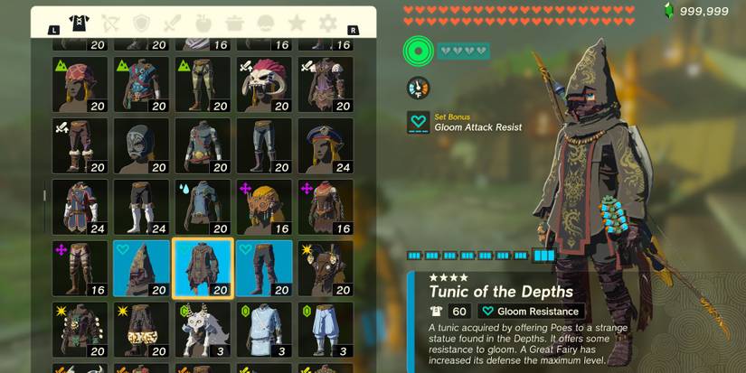 The Armor of the Depths Armor Set in The Legend of Zelda: Tears of the Kingdom