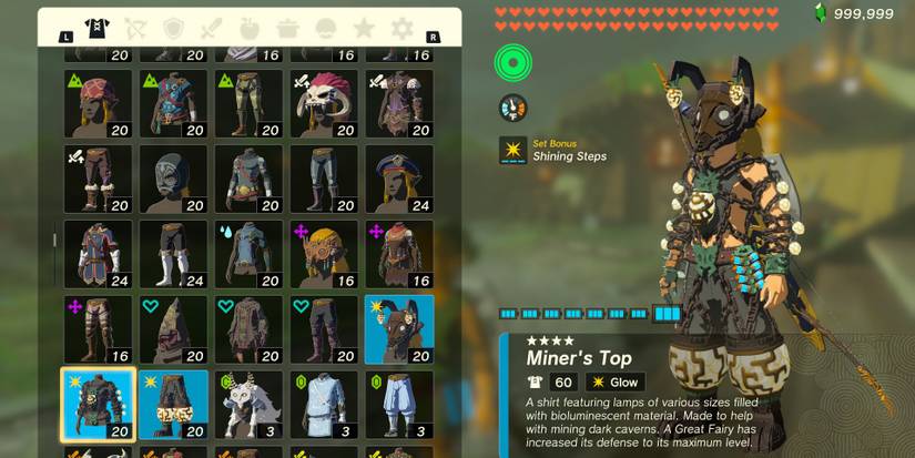 The Miner's Armor Set in The Legend of Zelda: Tears of the Kingdom