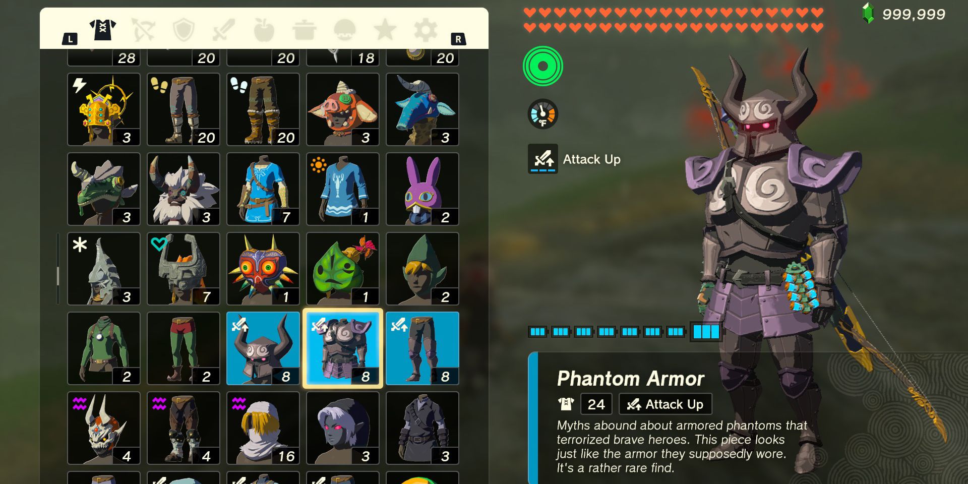 The Phantom Armor Set in The Legend of Zelda: Tears of the Kingdom