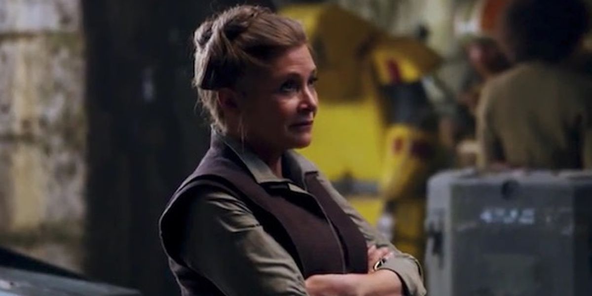 Leia in Star Wars: The Force Awakens