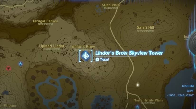 lindors brow skyview tower zelda totk