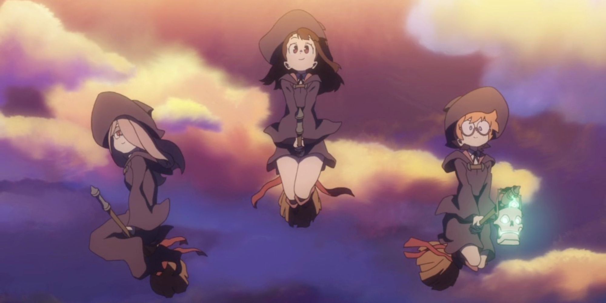 Sucy, Atsuko, and Lotte Little Witch Academia