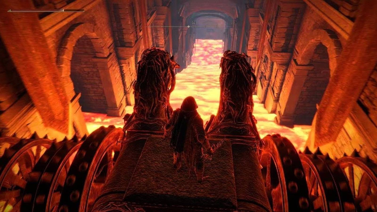 lucky elden ring player survives chariot encounter