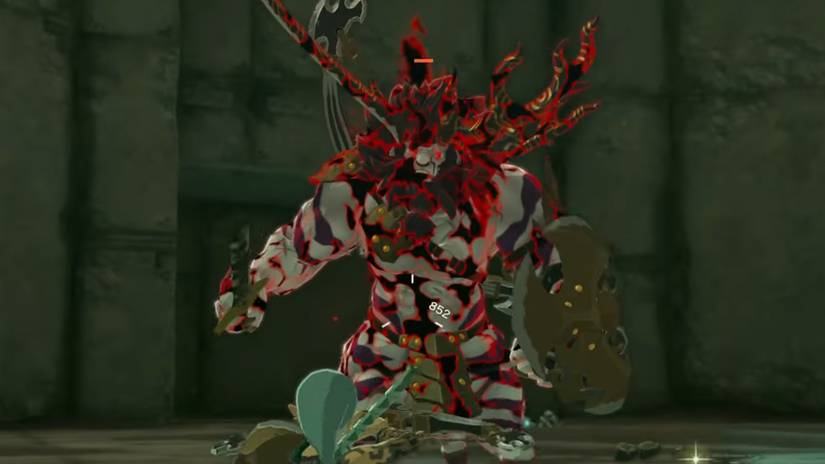 zelda tears of the kingdom gloom silver lynel