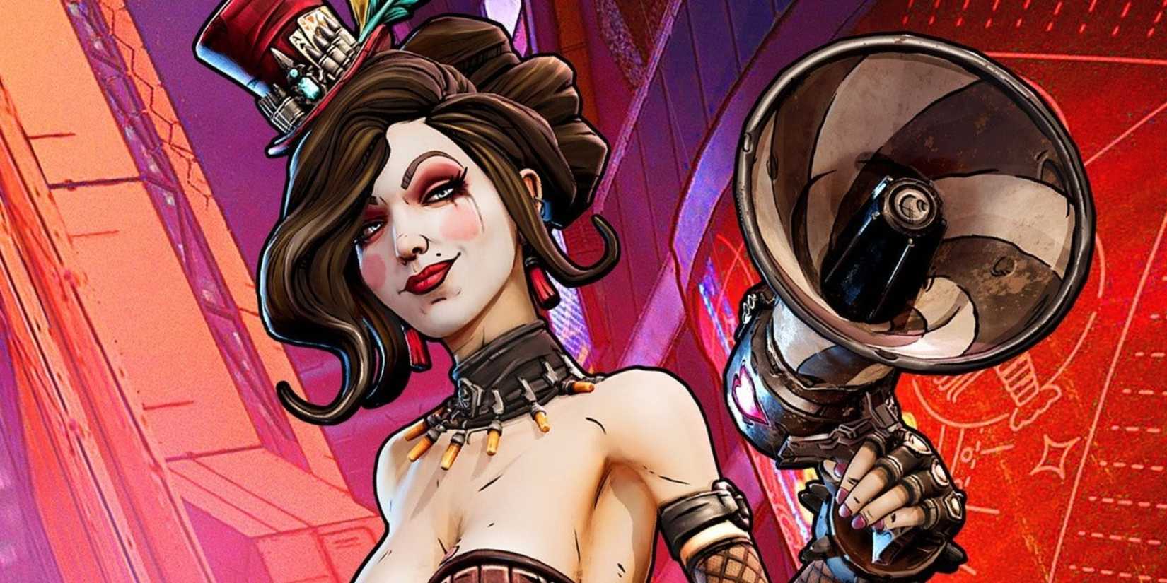Mad Moxxi Borderlands 3 holding bullhorn
