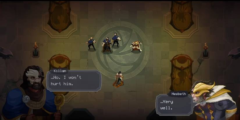 Killian and Hesbeth in The Mageseeker 