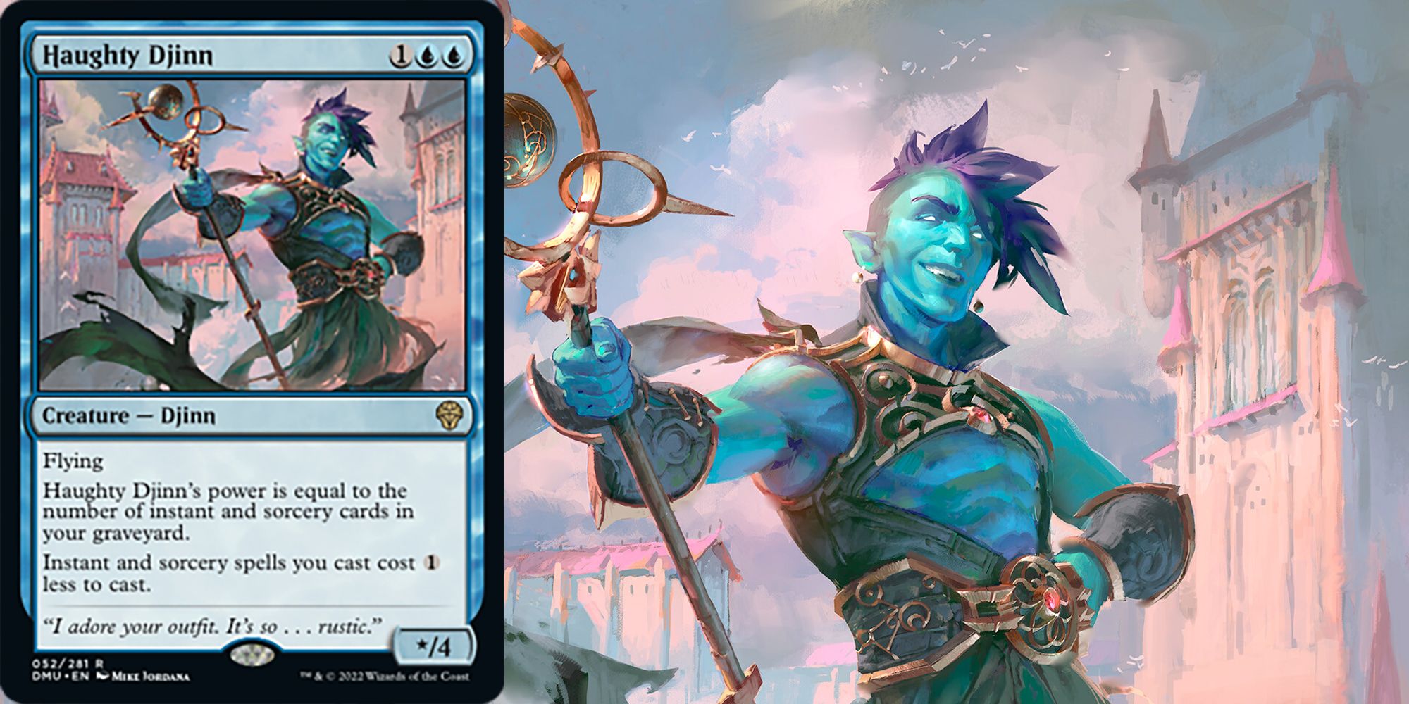 Haughty Djinn From Mono Blue Tempo Deck