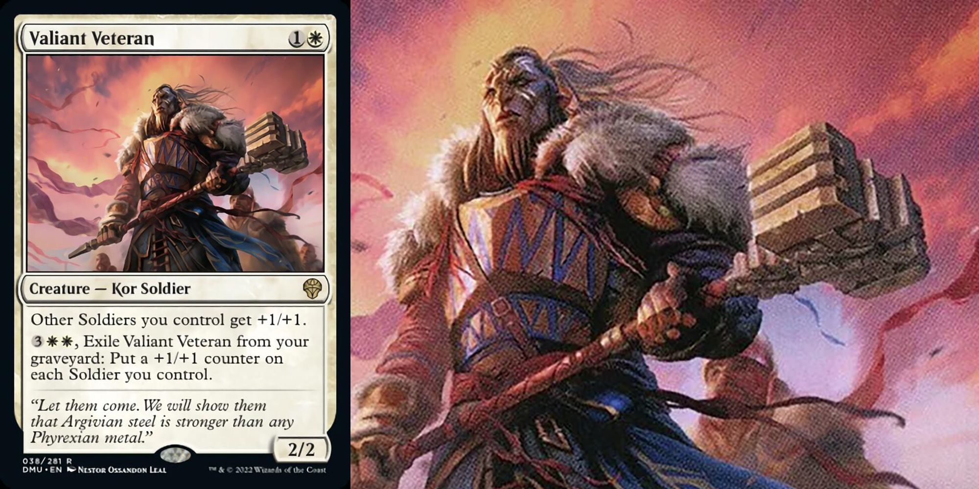 Valiant Veteran From Azorius Soldiers Deck