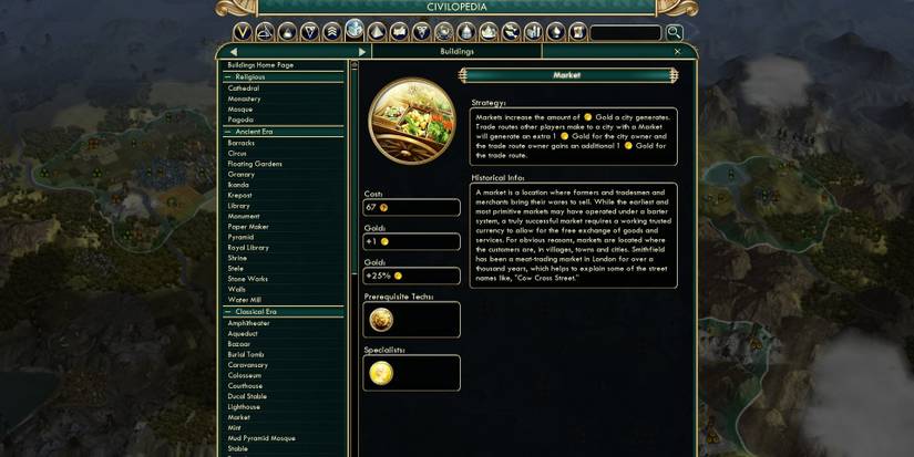Civilization V Market