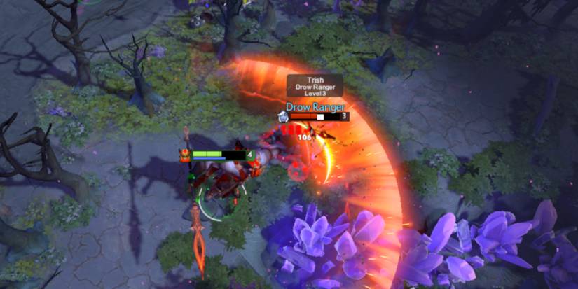 Mars knocks back enemies with God's Rebuke