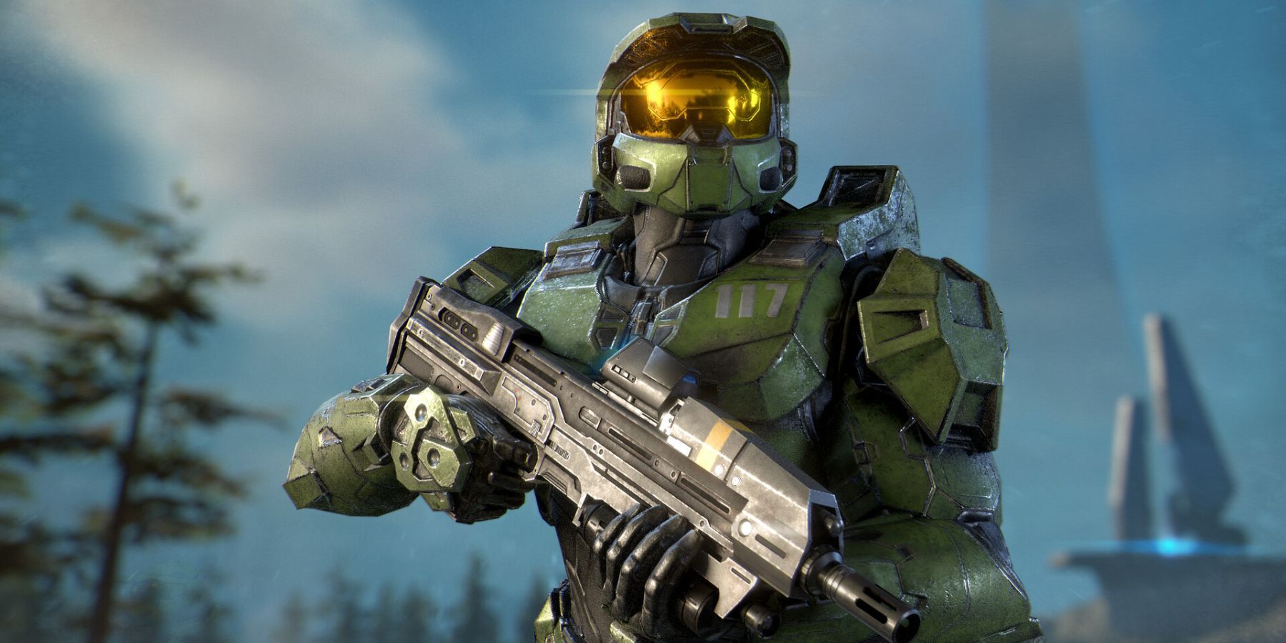 Master Chief preparing for a mission