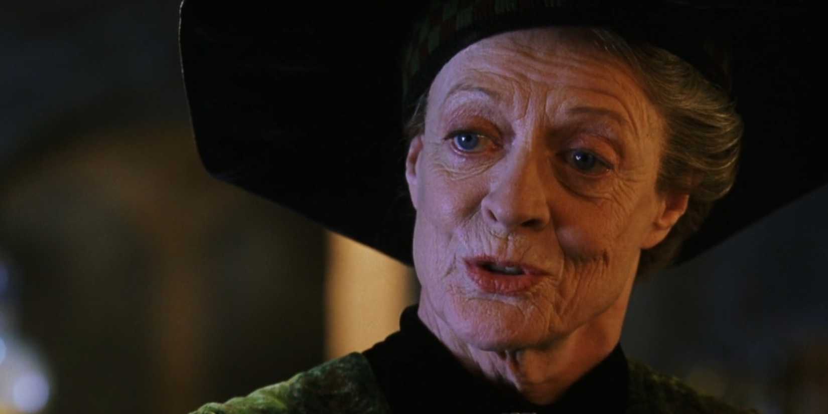 Minerva McGonagall in Harry Potter and the Chamber of Secrets.