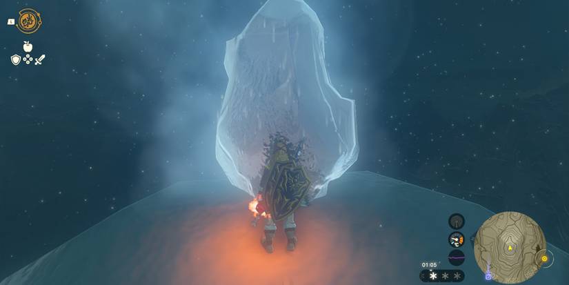 Link melting ice with Ruby Rod