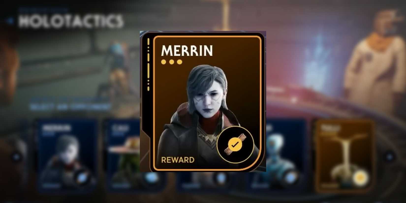 image showing merrin in holotactics star wars jedi survivor.