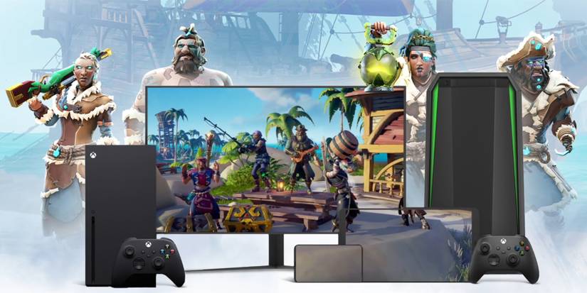 microsoft consoles and sea of thieves montage