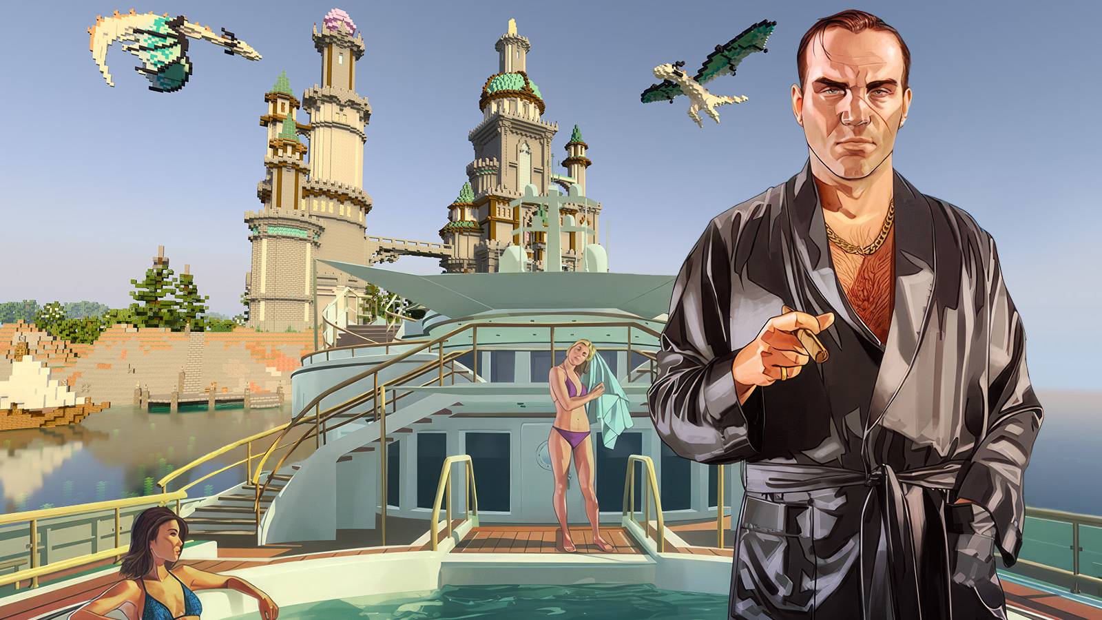 minecraft yacht grand theft auto online