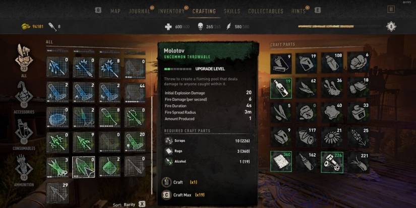 Molotov Dying Light 2