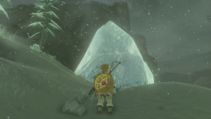 zelda tears of the kingdom frozen cave entrance
