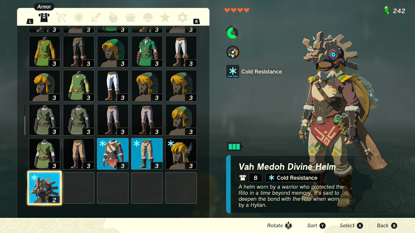 zelda tears of the kingdom vah medoh divine helm