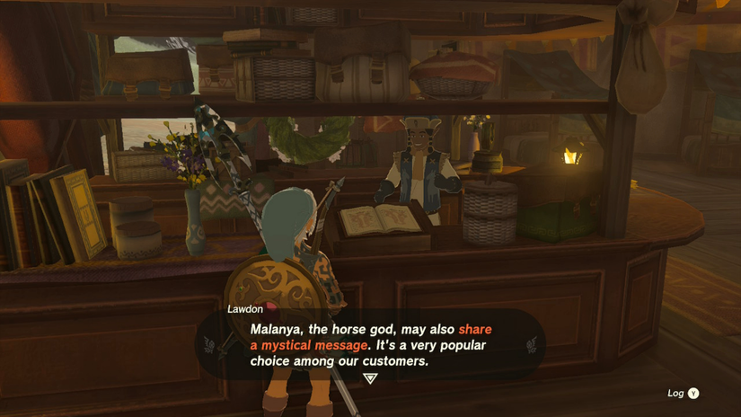 zelda tears of the kingdom malanya horse god stable