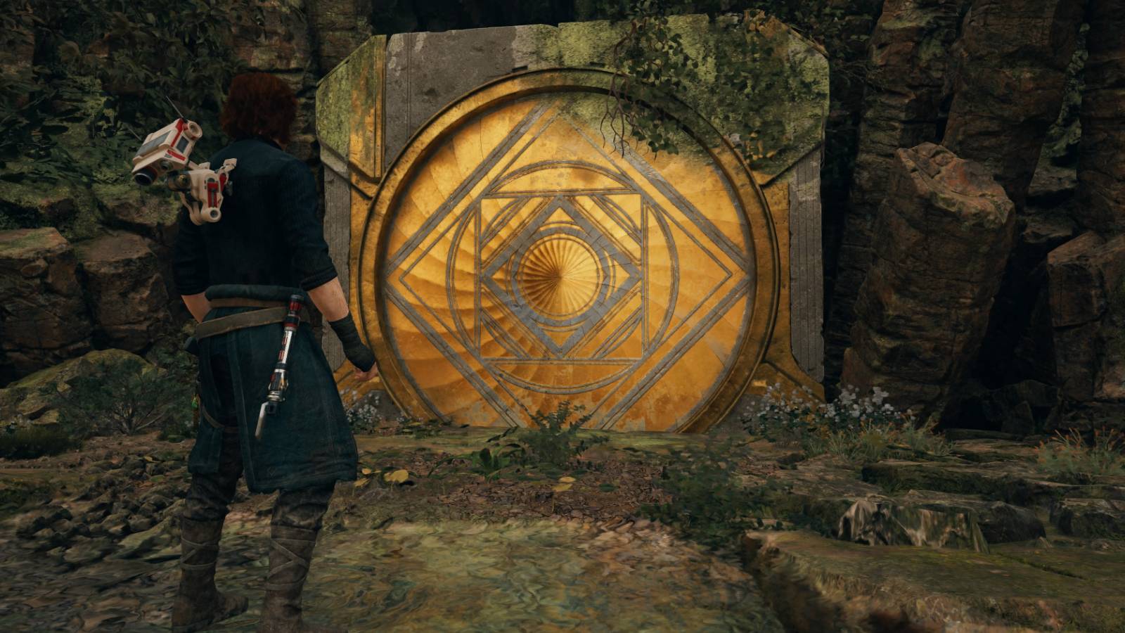 Cal finds a Jedi Meditation Chamber entrance in Star Wars Jedi: Survivor