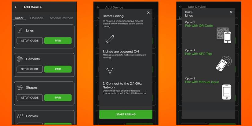Nanoleaf Lines App Adding Lights