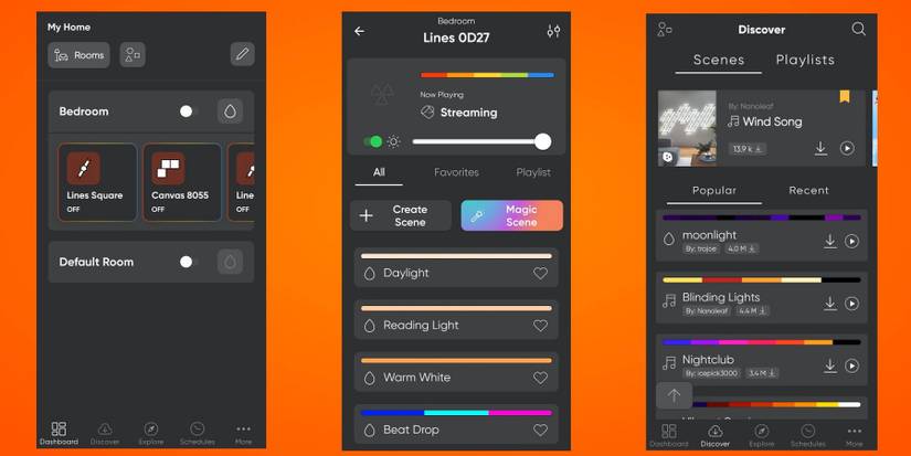 Nanoleaf Lines Mobile Software Usage
