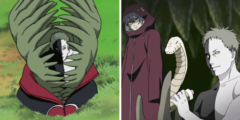 Naruto Akatsuki Zetsu Abilities