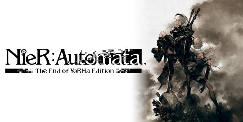 Nier Automata Cover Art 2b and 2a