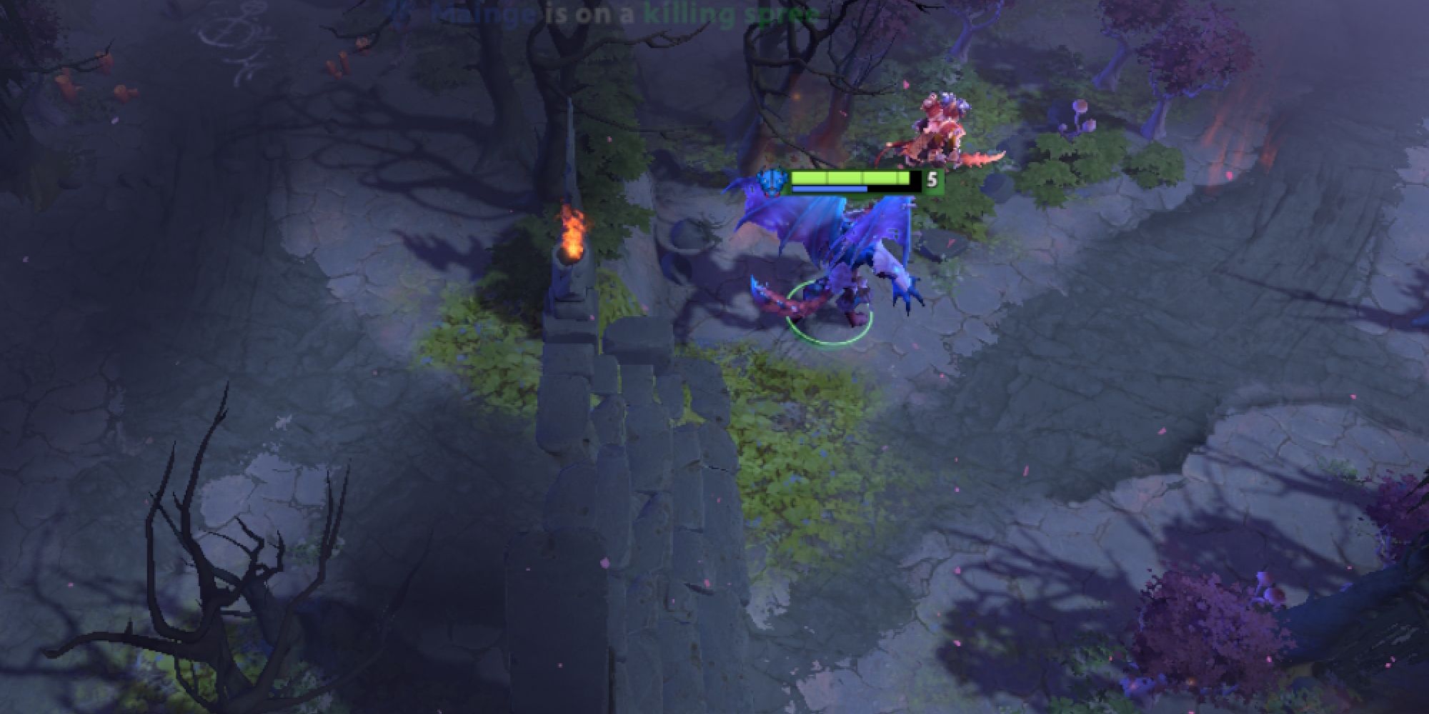 Night Stalker hunts heroes during the night in the off lane
