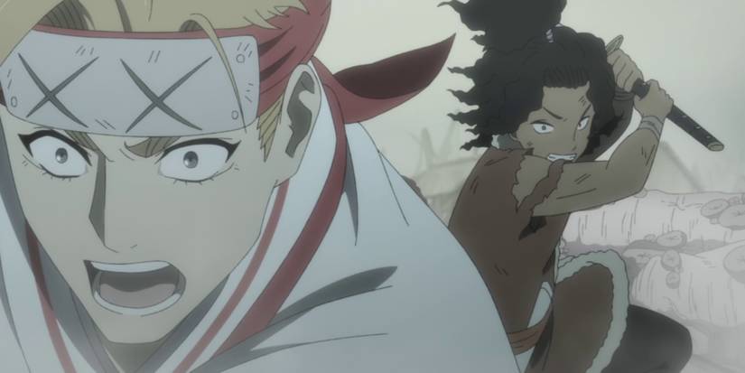 Nurugai and Yamada Asaemon Tenza Charge – Hell's Paradise Jigokuraku Episode 5