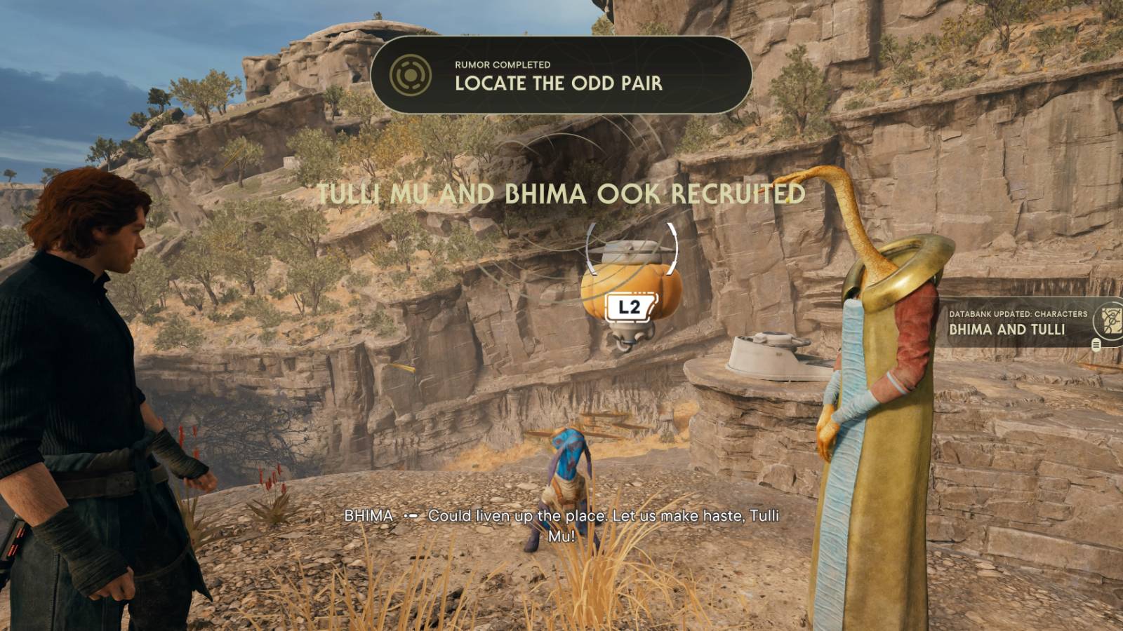 Cal locates the Odd Pair in Star Wars Jedi: Survivor