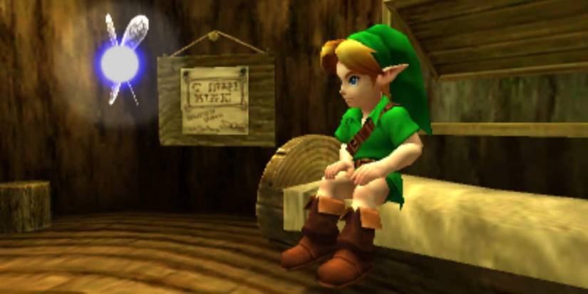 Navi waking Link in Ocarina of Time