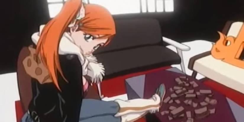 Orihime Inoue as she appears in the fourth opening of the Bleach anime