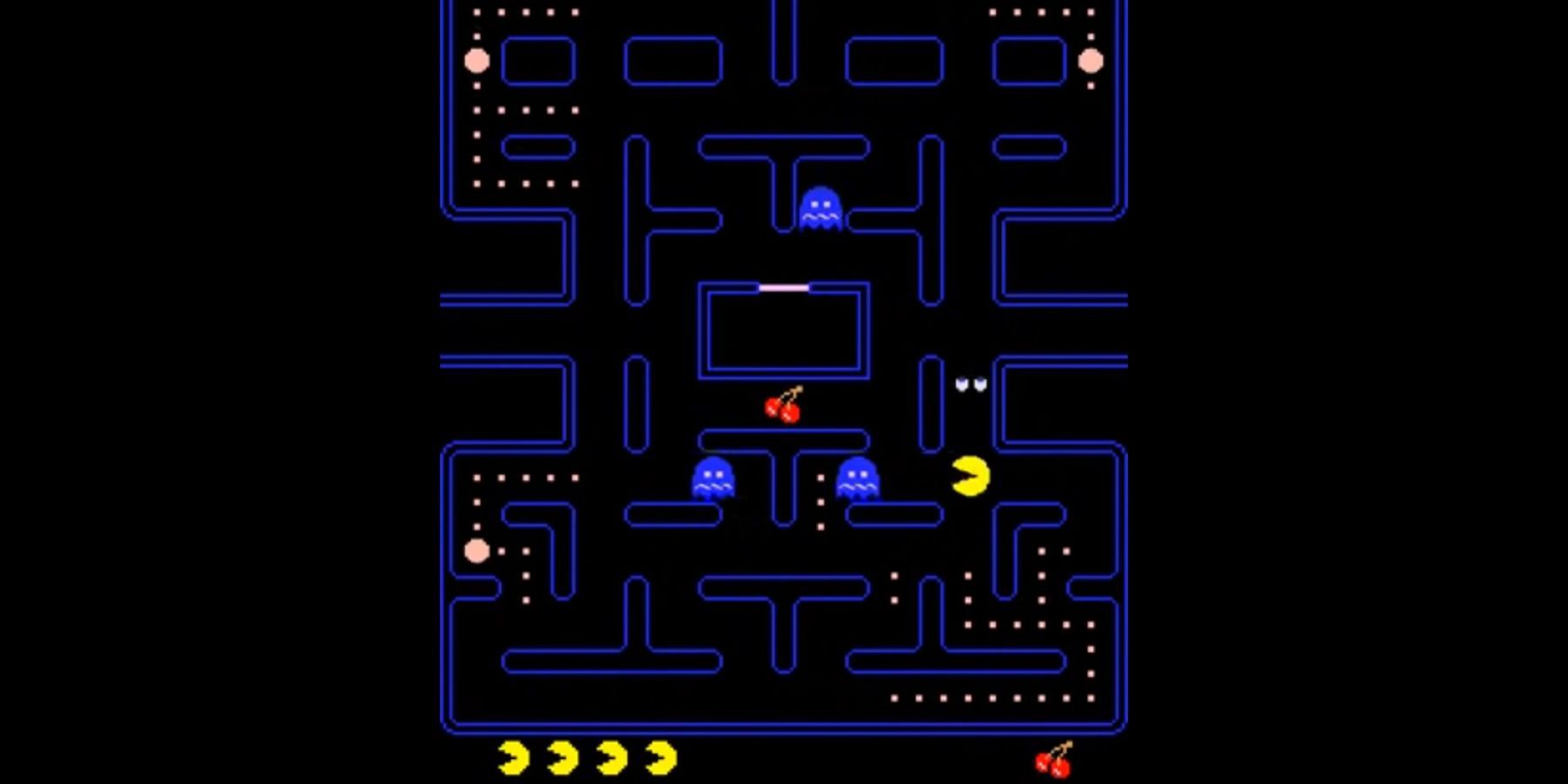 Pac-Man chases ghosts after eating a Power Pellet
